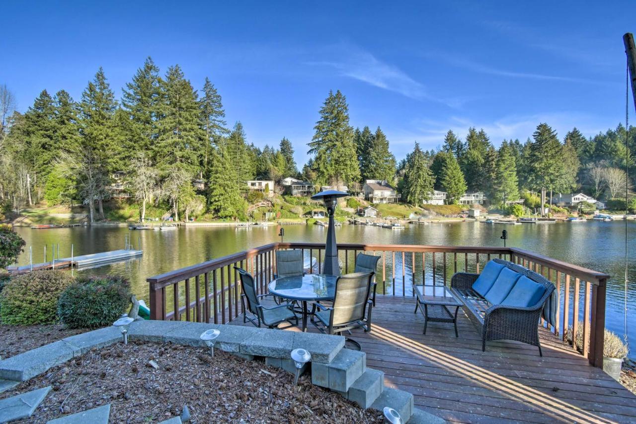 The Peacock House - Waterfront Home With Hot Tub! Olympia Exterior foto