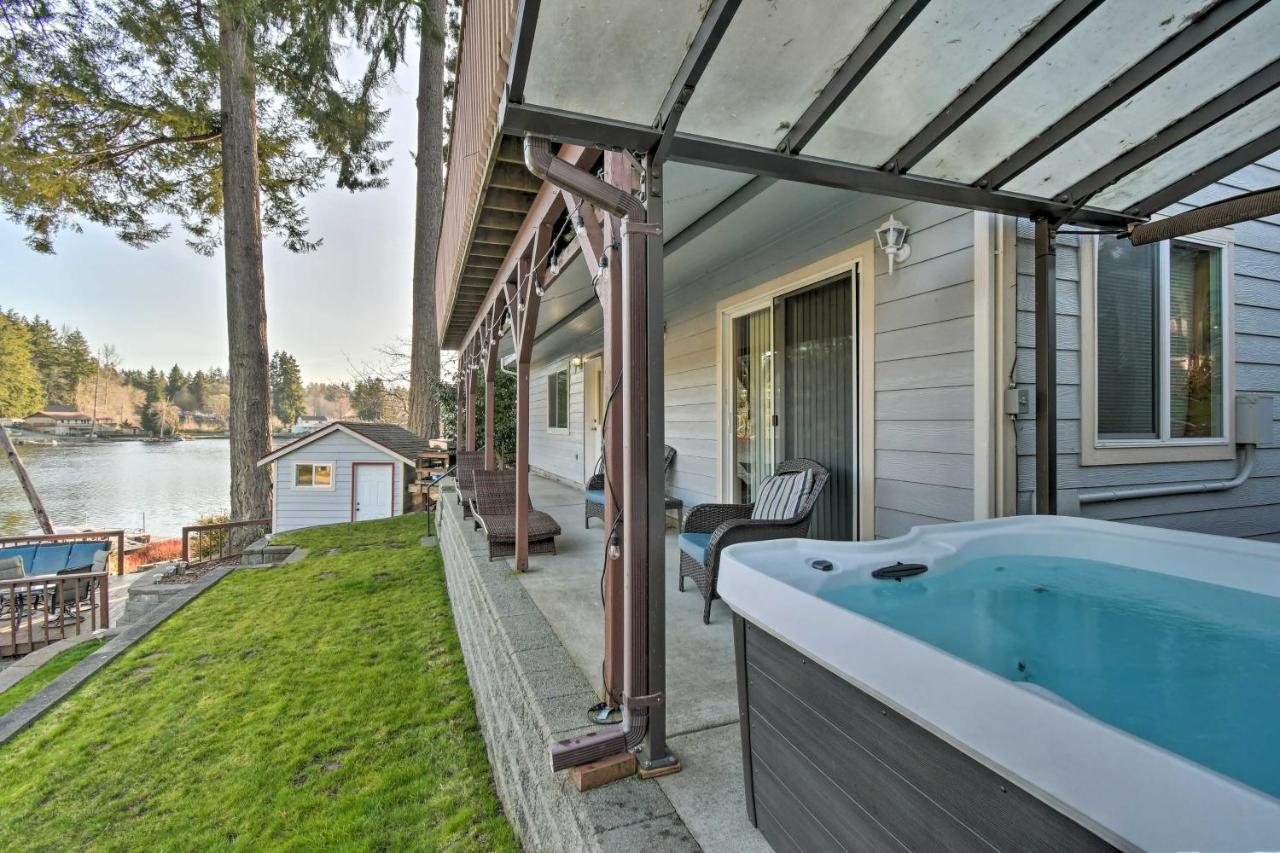 The Peacock House - Waterfront Home With Hot Tub! Olympia Exterior foto